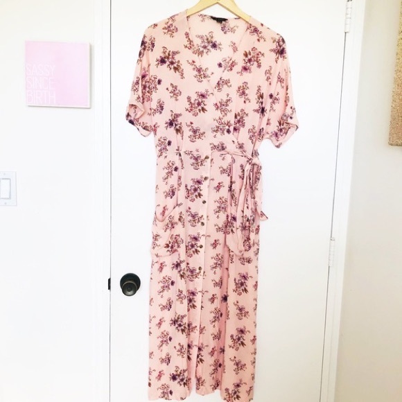 Pink Floral Maxi dress - Picture 4 of 4